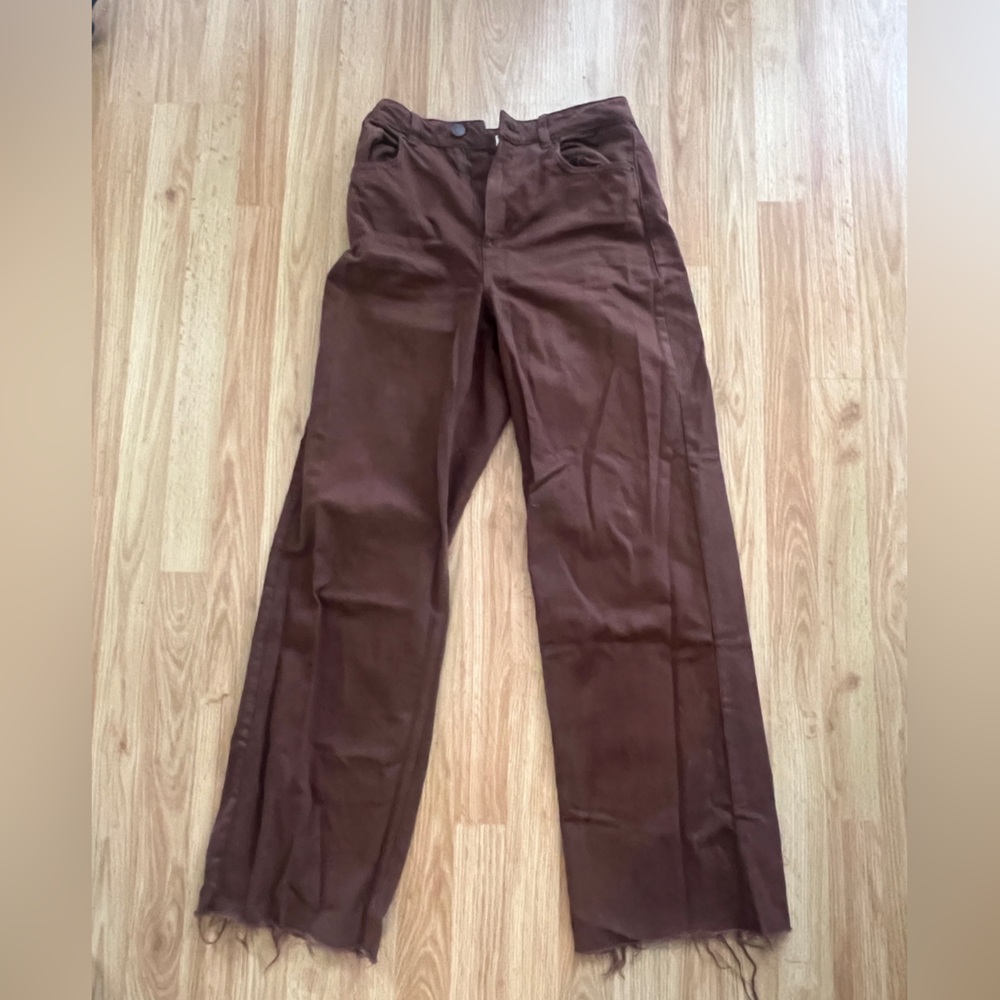 Brown Long Carpenter Pants